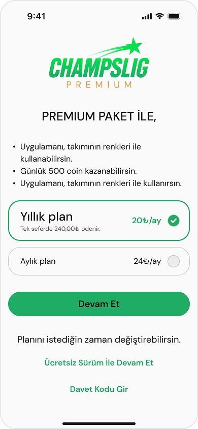 Football Mobile App